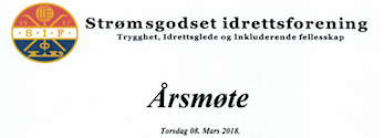 Dokumenter Strømsgodset IF Årsmøte 8. mars 2018